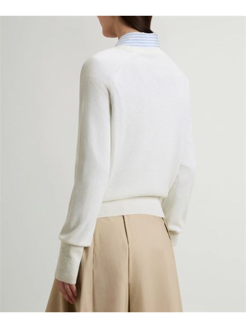 Crew neck sweater in cotton blend WOOLRICH | CFWWKN2037FRUF5037.8743